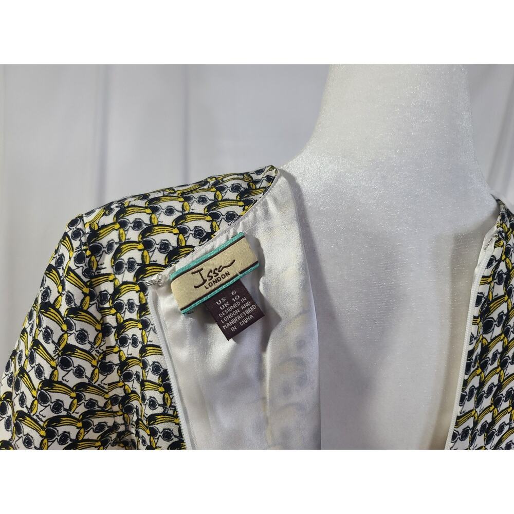 Issa London Womens Warhol Silk Sheath Dress US 6 - Picture 5 of 5